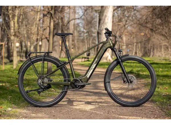 Rock Machine eBlizz B70T horské elektrokolo Gloss Dark Forest