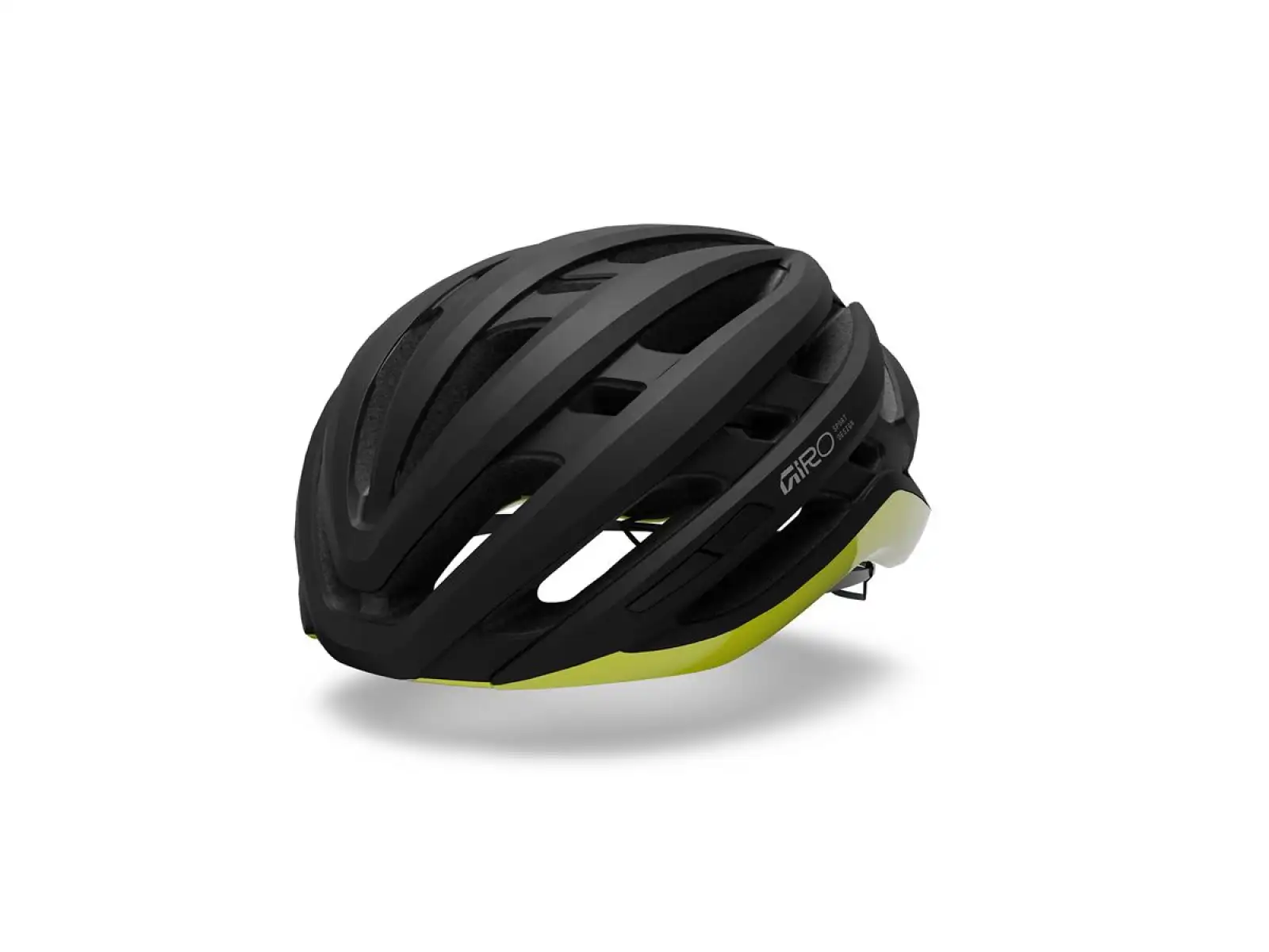Giro Agilis MIPS přilba Mat Black/Gloss Hi Viz Yellow