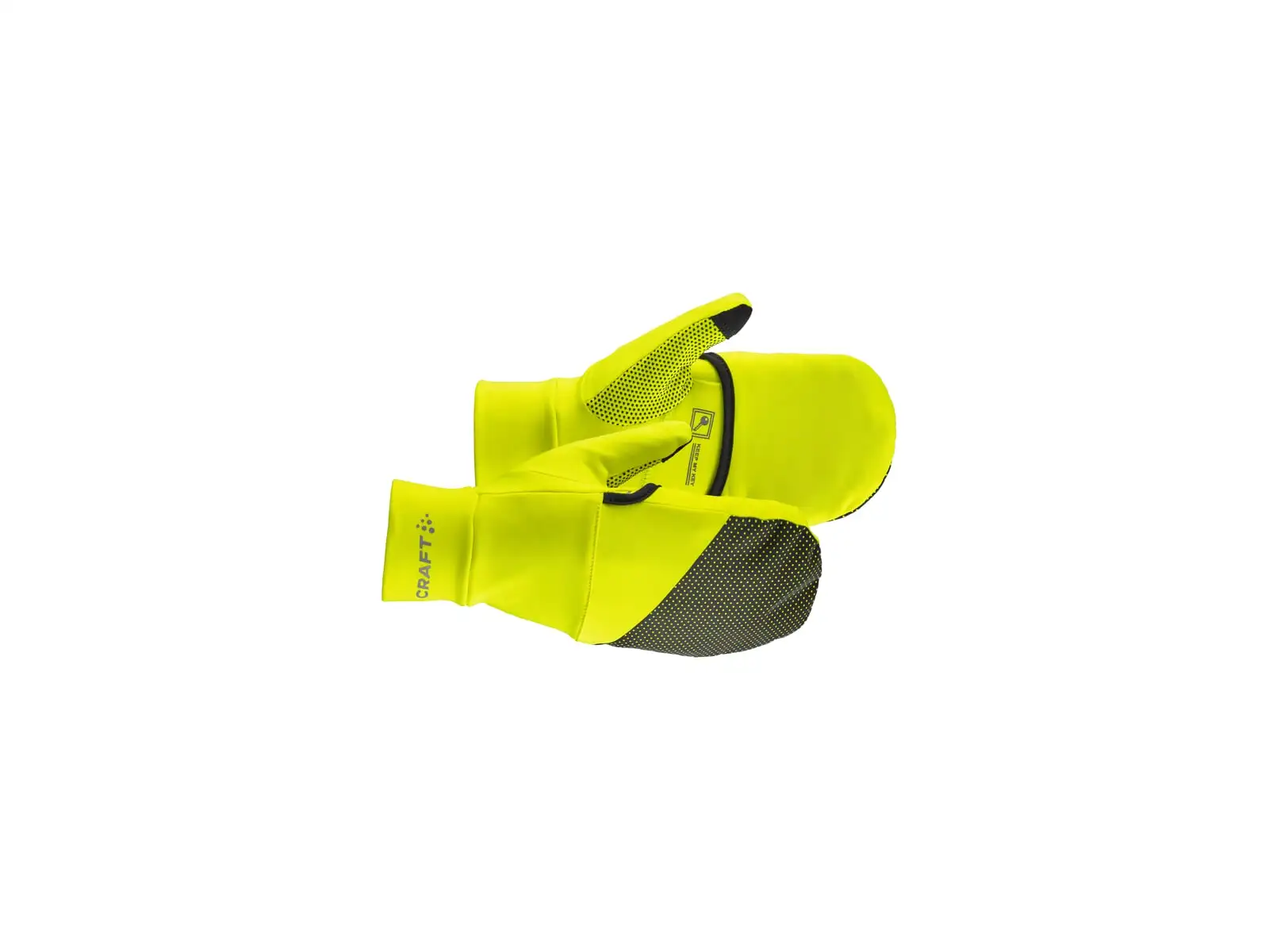 Craft ADV Lumen Hybrid běžecké rukavice žlutá
