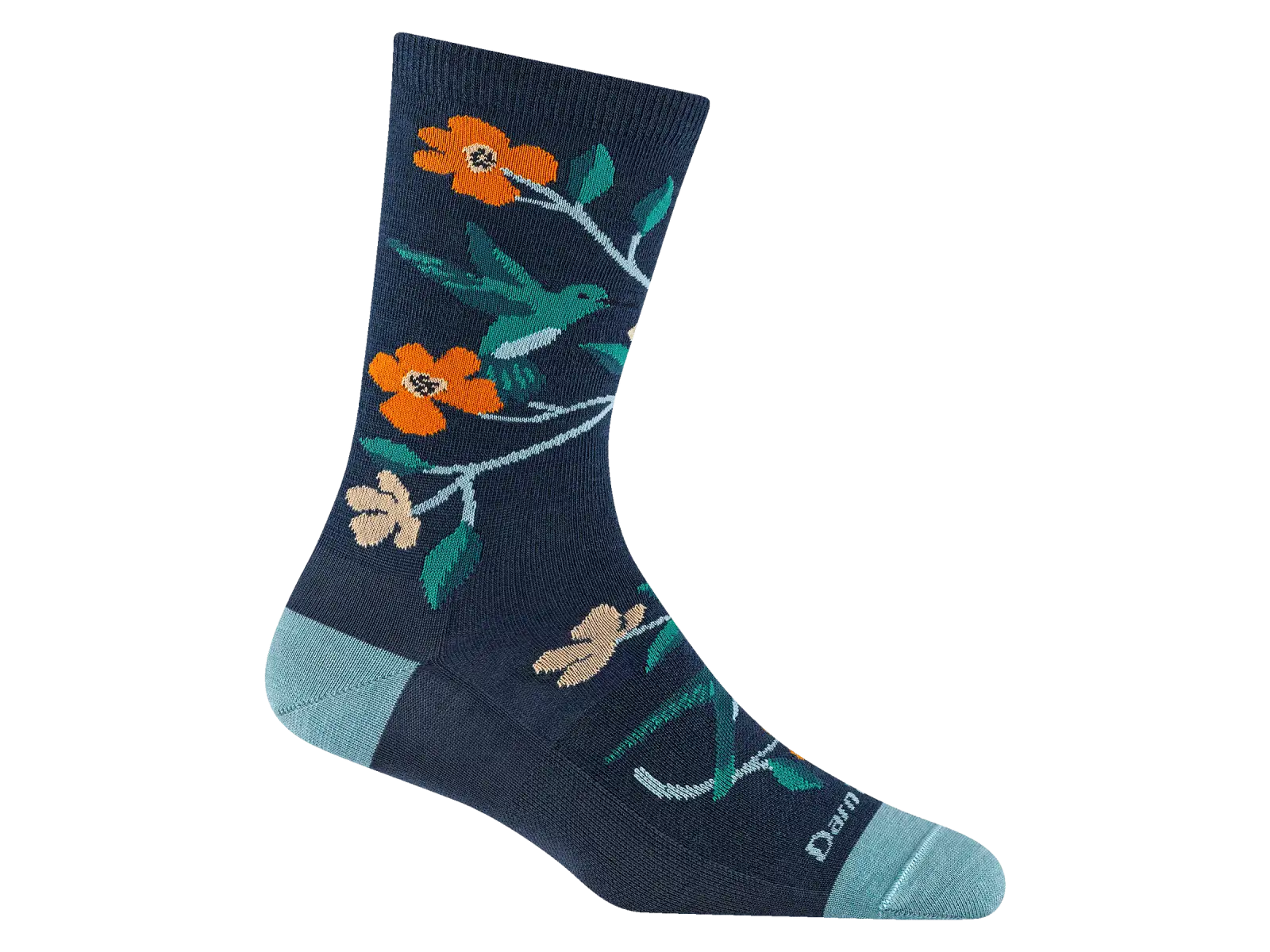 Darn Tough Birds of a Feather Crew Lightweight dámské ponožky Midnight