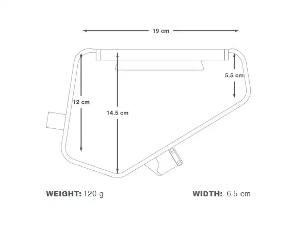 Apidura hydrovak pro rámové brašny 1,5 l