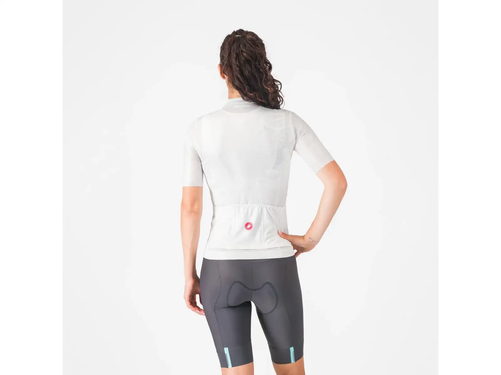 Castelli Prima 2 dámské kraťasy s vložkou Dark Gray/Pool Blue
