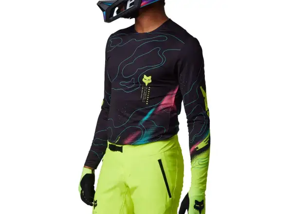 Fox Flexair Lunar pánský dres dlouhý rukáv Black