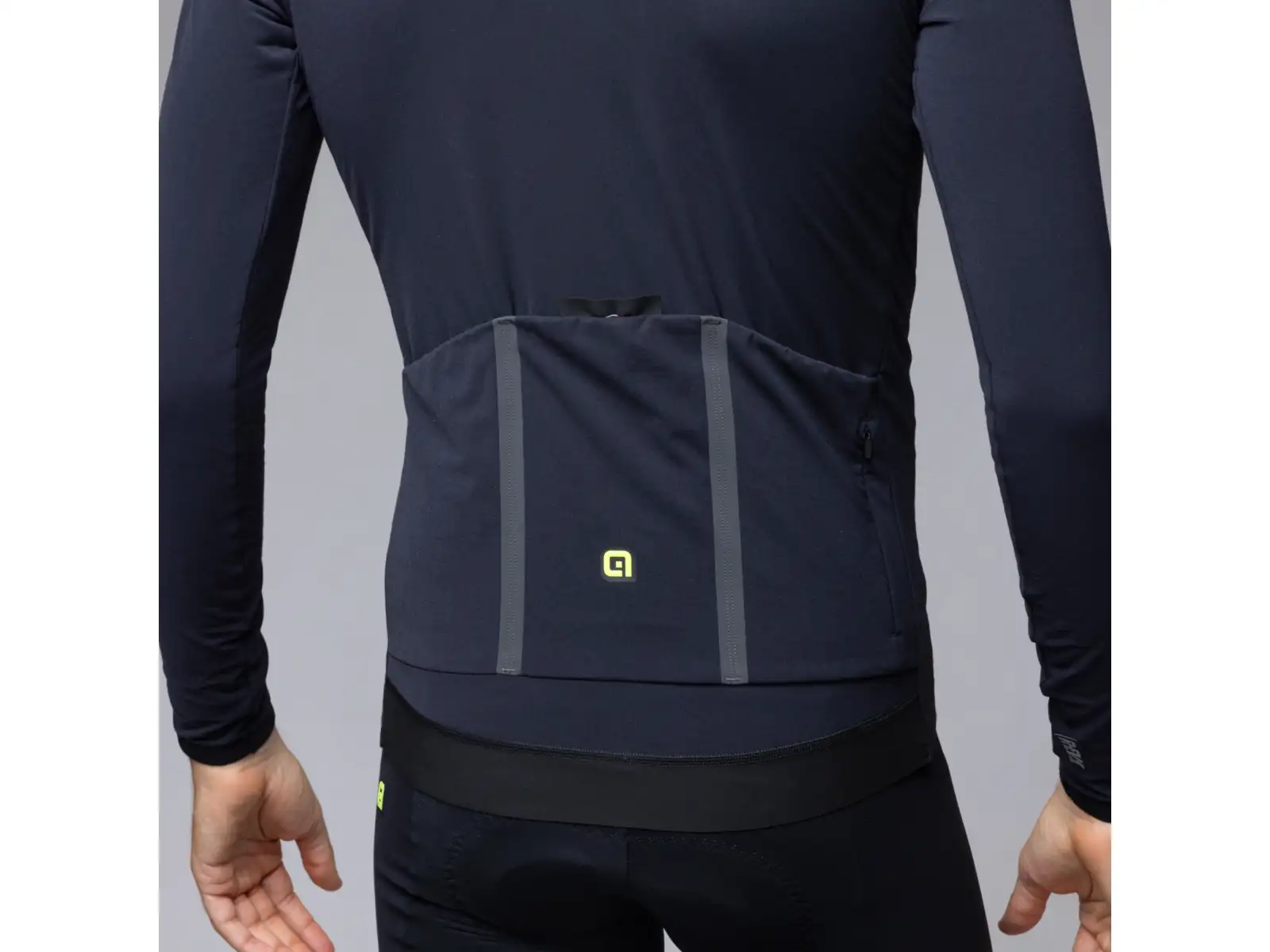 Alé R-EV1 Wool Speed pánská zimní cyklistická bunda Black
