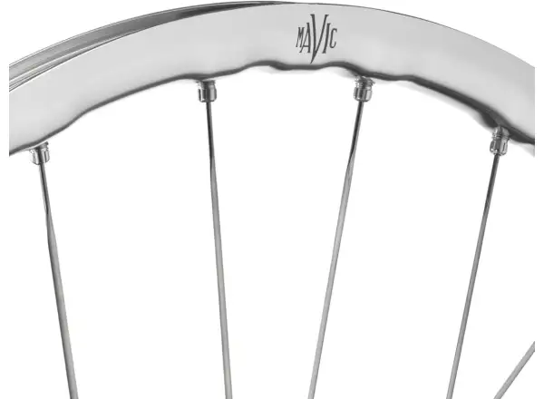 Mavic Ksyrium SL Heritage disc CL vypletená kola ořech Shimano HG11 stříbrná