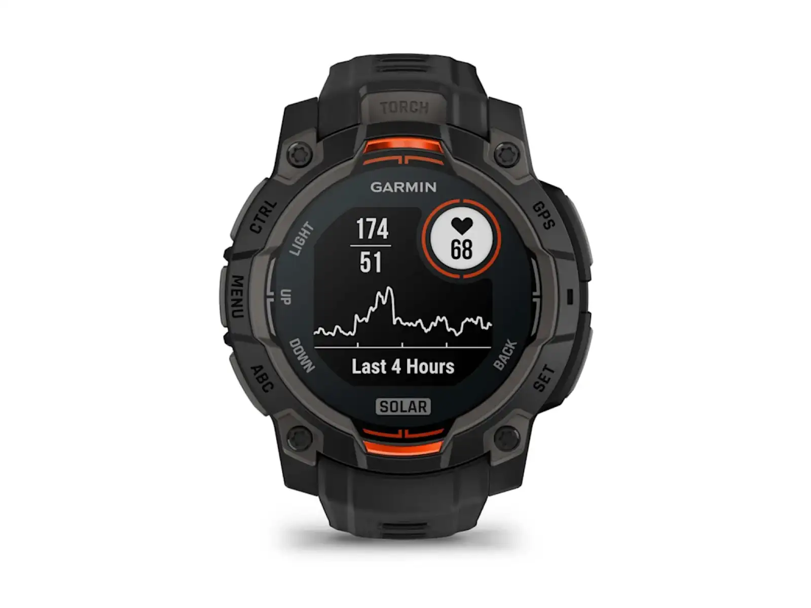 Garmin Instinct 3 Solar 45 mm chytré hodinky černá/černý pásek