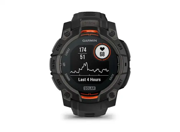 Garmin Instinct 3 Solar 45 mm chytré hodinky černá/černý pásek