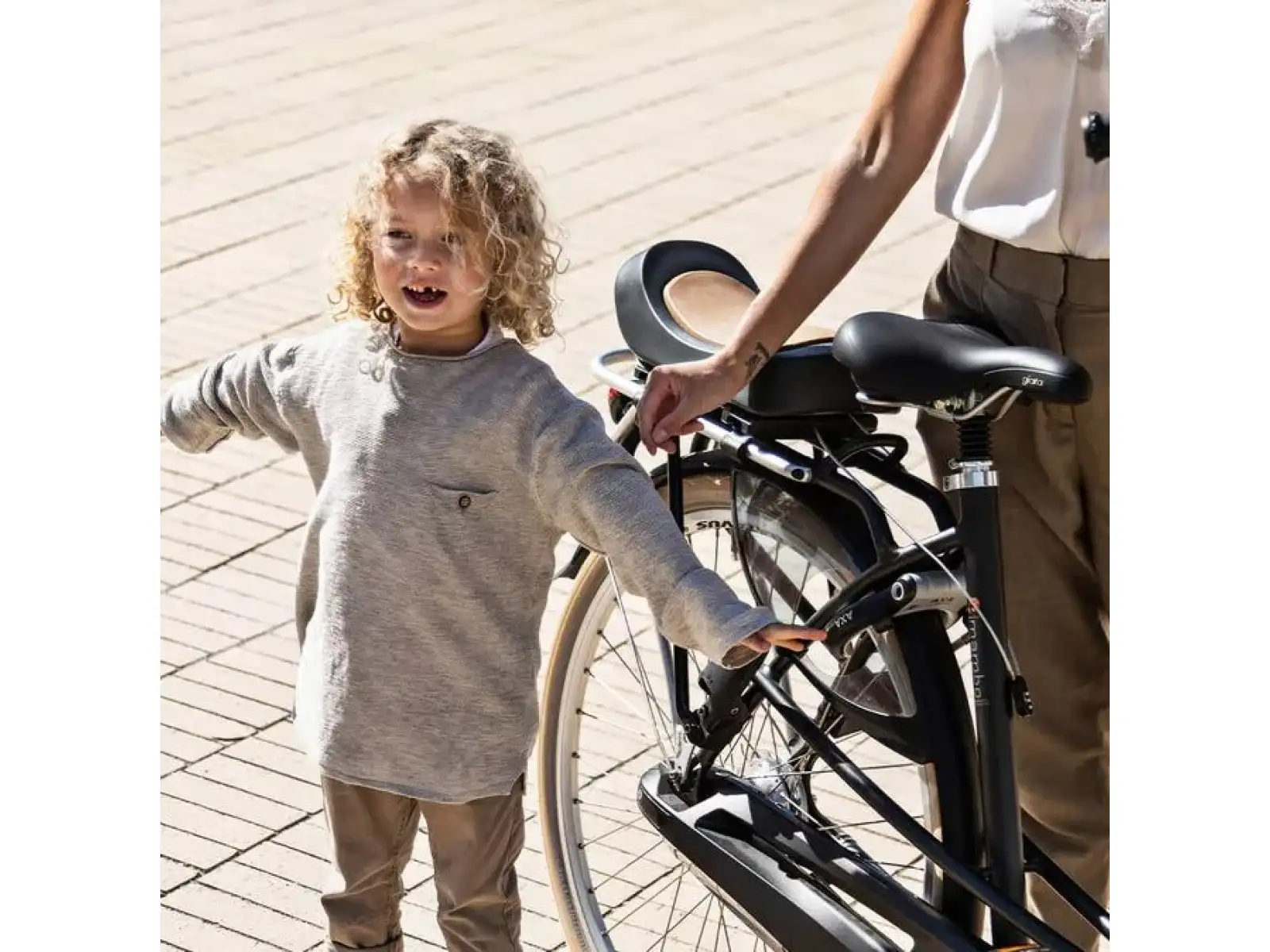 Urban Iki Junior zadní sedačka s adaptérem na nosič Bincho Black/Kurumi Brown