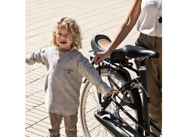 Urban Iki Junior zadní sedačka s adaptérem na nosič Bincho Black/Kurumi Brown