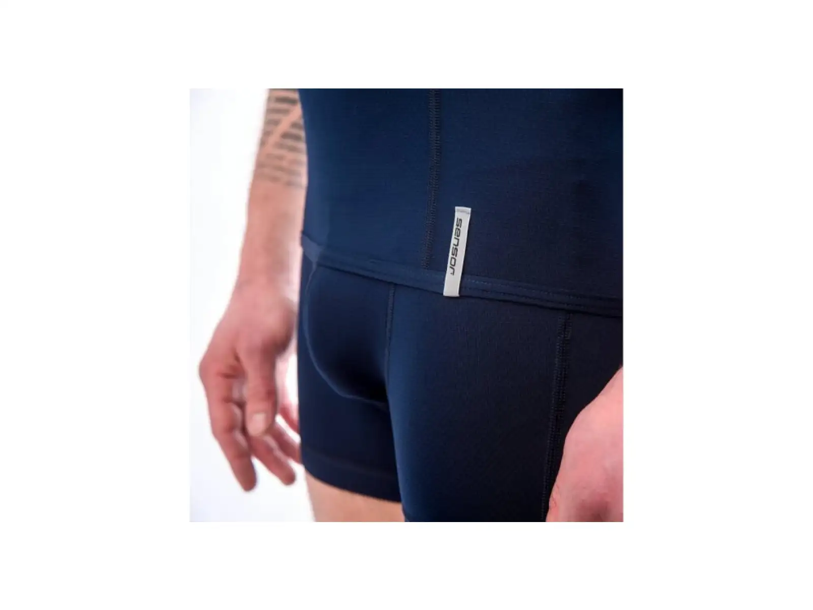 Sensor Coolmax Tech pánské triko krátký rukáv Deep Blue