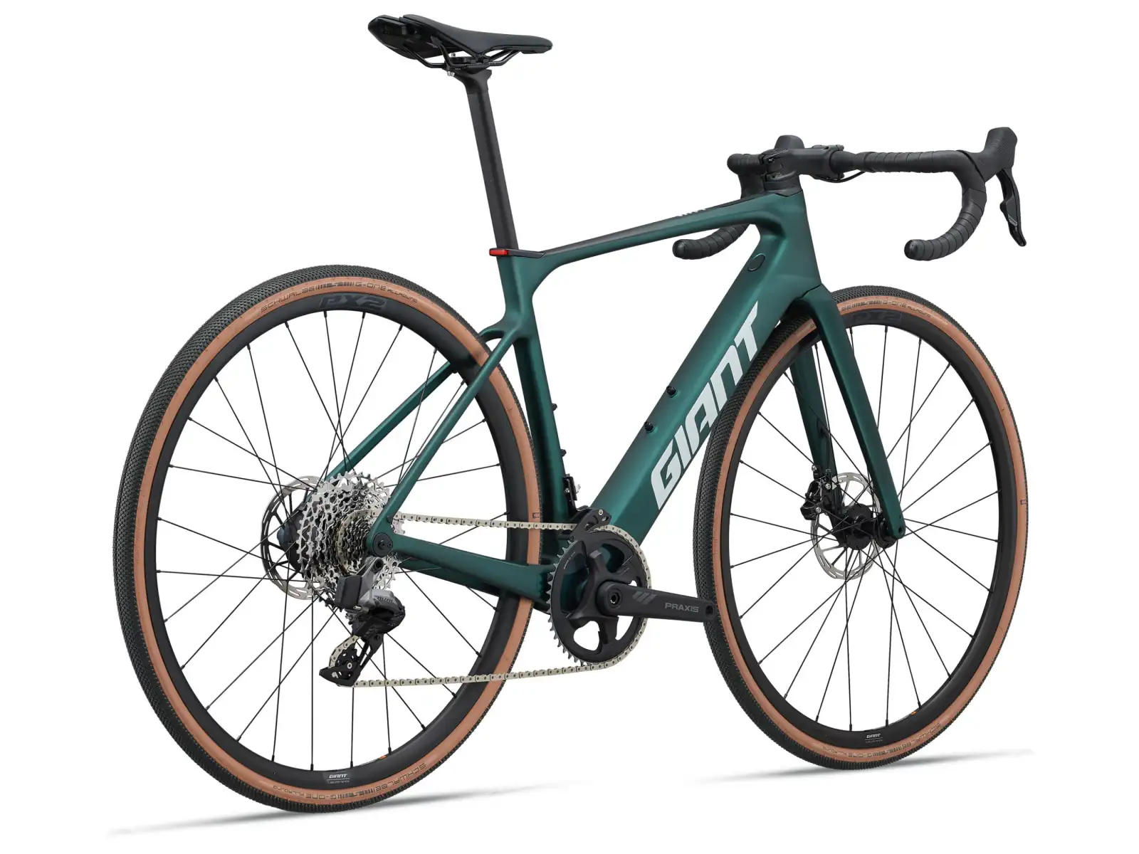 Giant Defy Advanced E+ EL AR silniční elektrokolo Kelp Forest