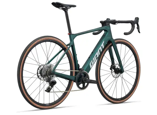 Giant Defy Advanced E+ EL AR silniční elektrokolo Kelp Forest