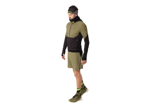 Dynafit Alpine Hybrid pánská běžecká bunda Military Green/Black Out