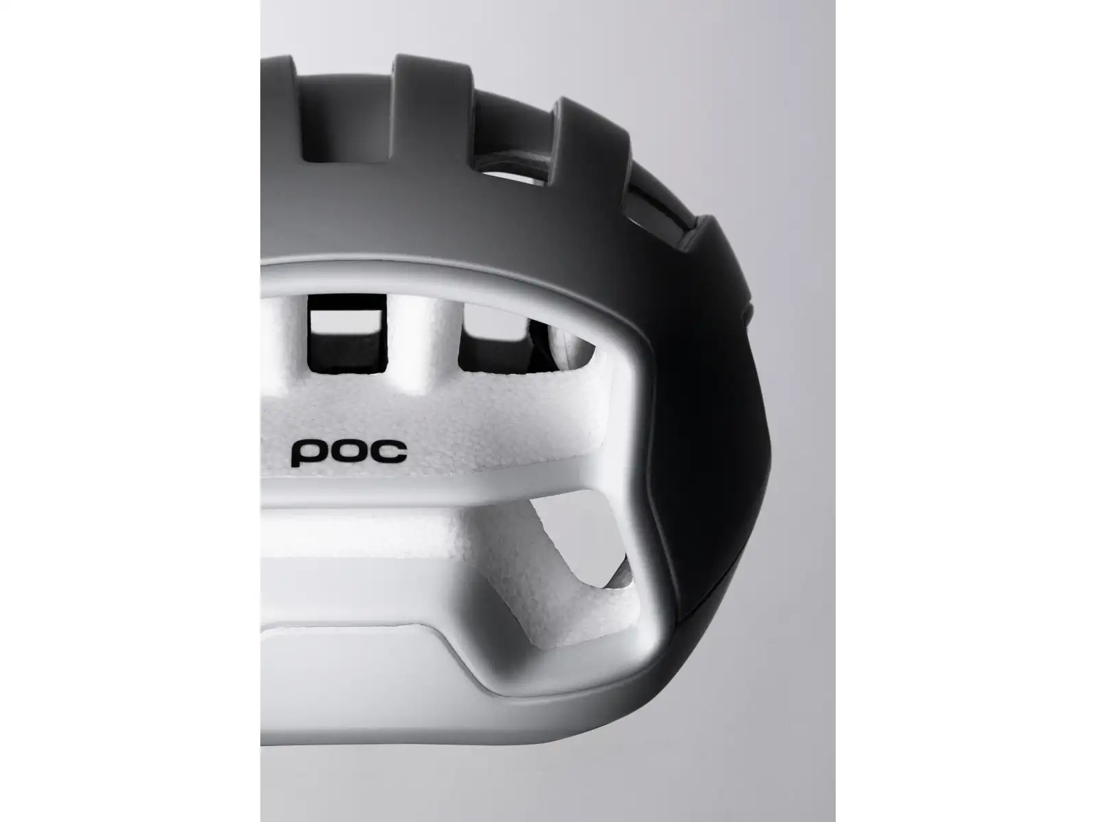 POC Cytal silniční přilba Hydrogen White/Uranium Black Matt/Logo