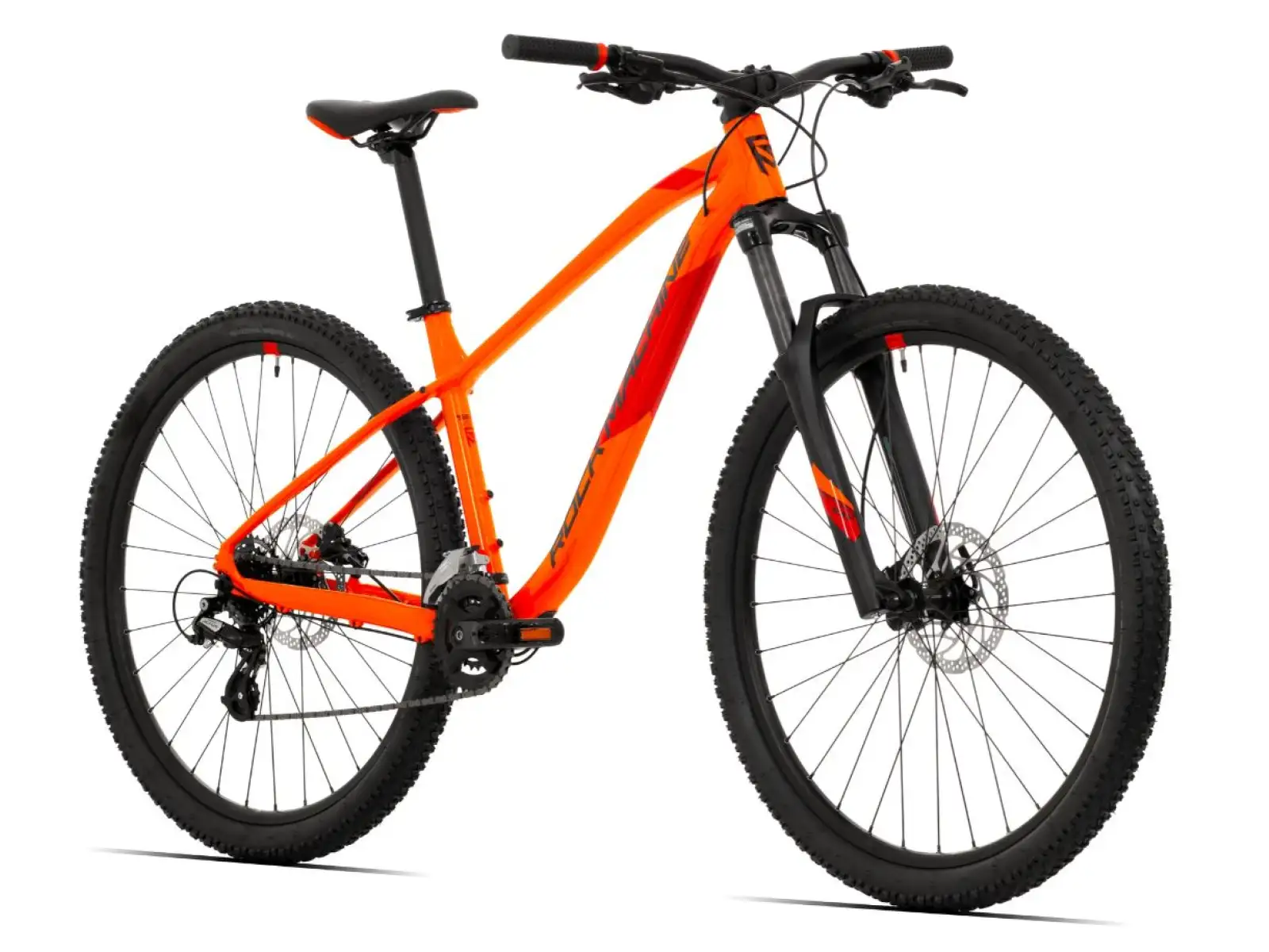 Rock Machine Blizz 10-29 gloss neon orange/dark red/black horské kolo