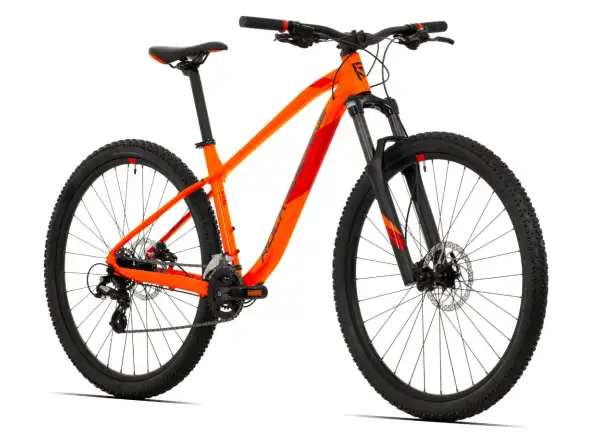 Rock Machine Blizz 10-29 gloss neon orange/dark red/black horské kolo