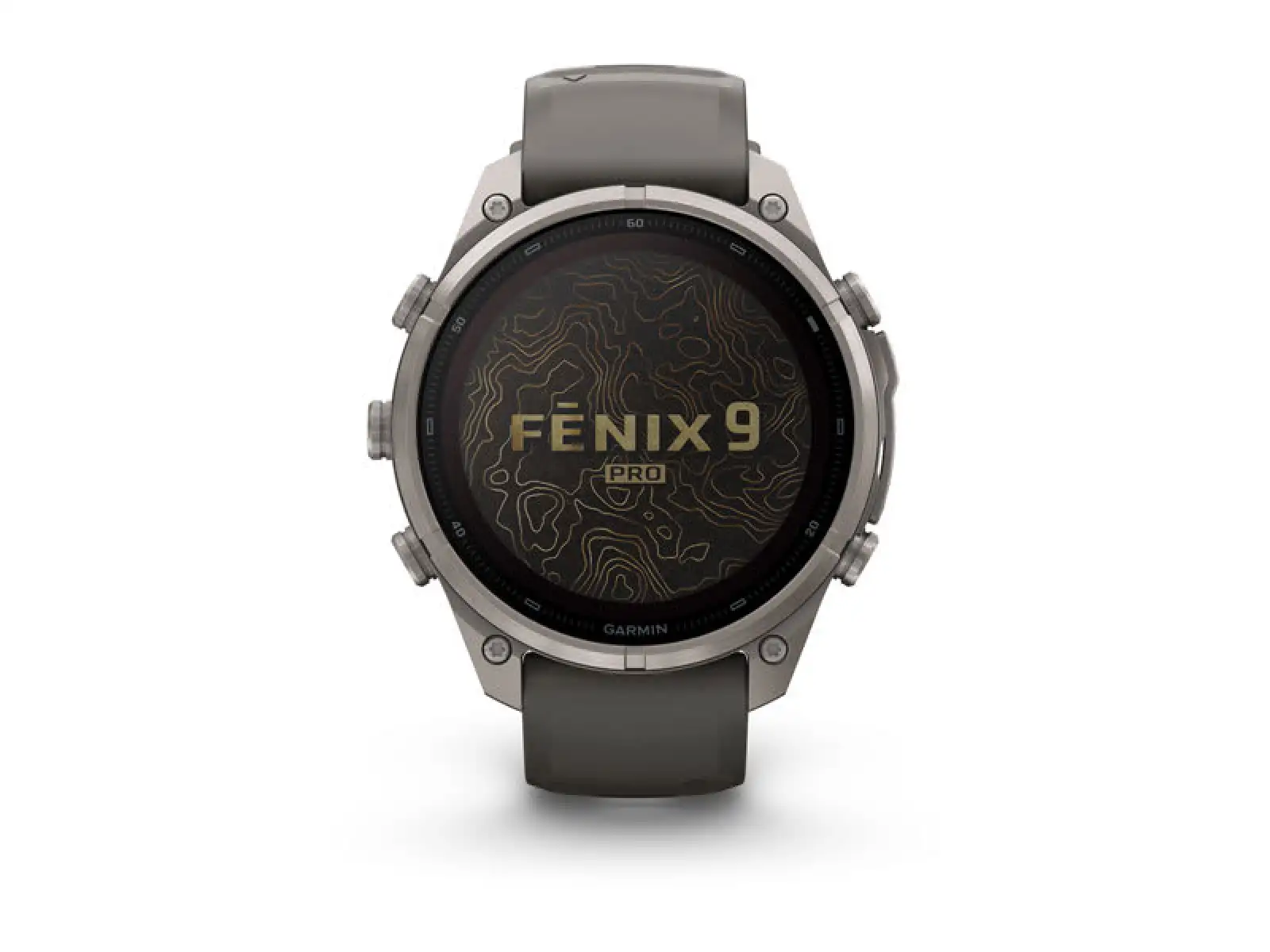 Garmin Fénix 9 Pro inReach Solar 47 mm chytré hodinky Titanium Pebble Gray/Silver Gray