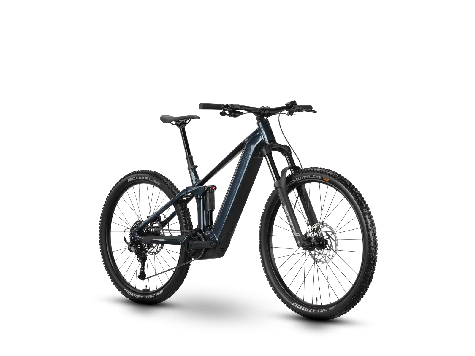 Raymon Korak Comp steelblue/taupe celoodpružené elektrokolo