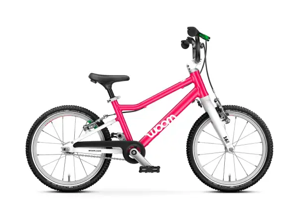 Woom GO 3 Hot Pink 16 dětské kolo
