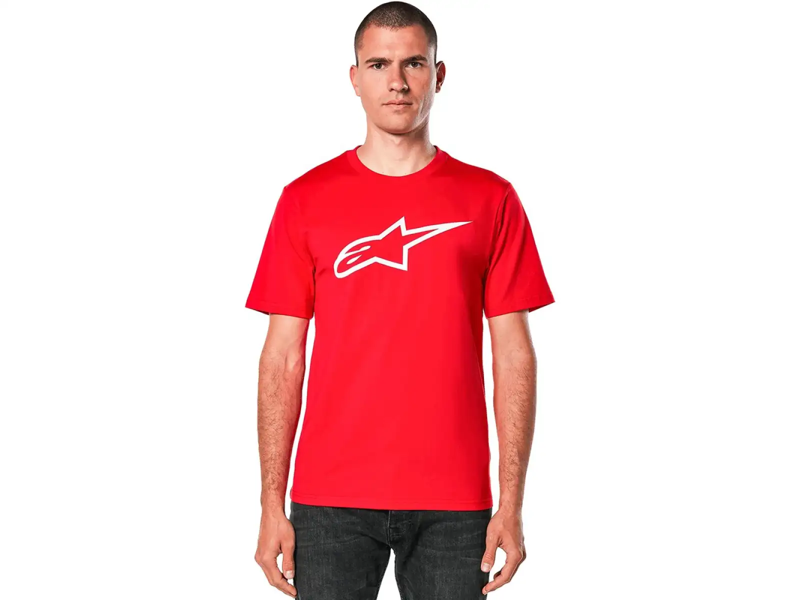 Alpinestars Ageless 2.0 Classic Tee triko s krátkým rukávem Red/White