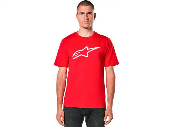 Alpinestars Ageless 2.0 Classic Tee triko s krátkým rukávem Red/White