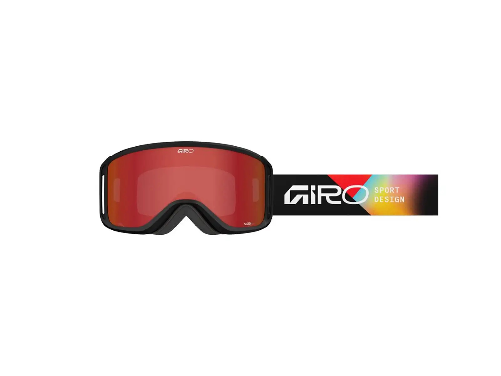 Giro Sagen lyžařské brýle Black Angles/Amber Scarlet/Yellow (2skla)