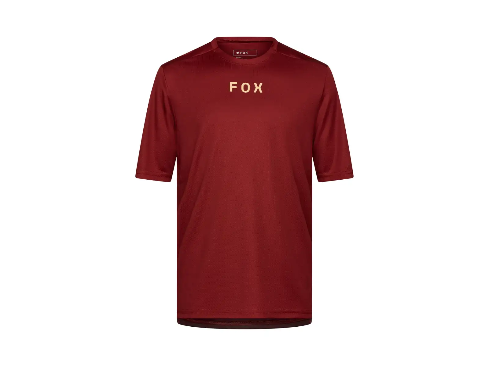 Fox Ranger Wordmark pánský dres krátký rukáv Rust Brown