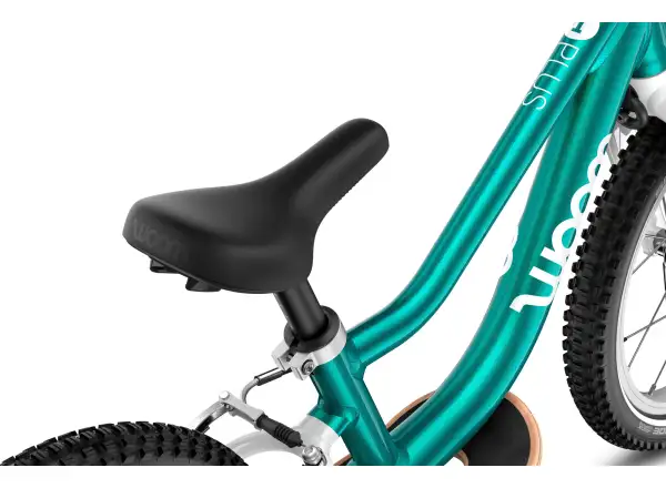 Woom GO 1 Plus Metallic Turquoise 14 dětské odrážedlo