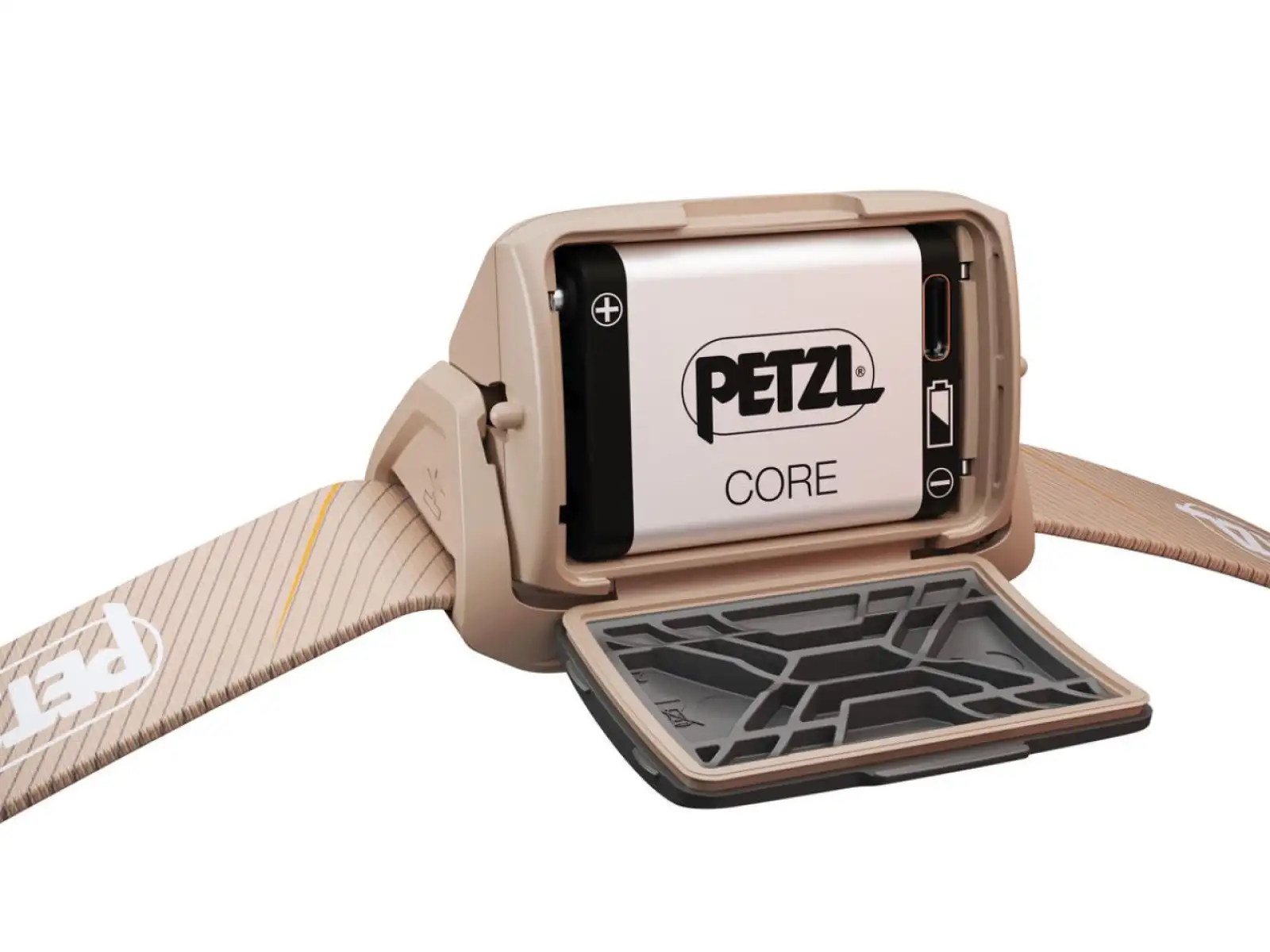 Petzl TIKKA CORE 2025 čelovka hnědá