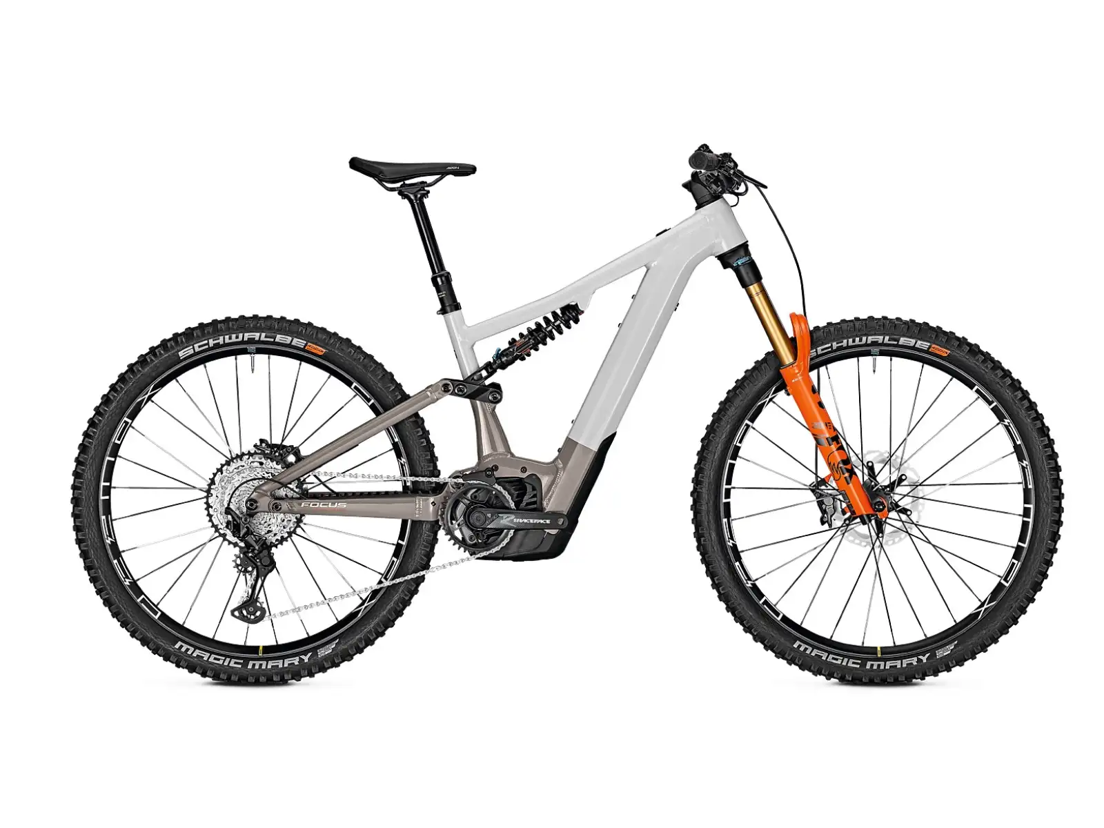 Focus Sam2 6.9 DI 750 Wh horské elektrokolo Lightgrey glossy/Moonstonegrey Glossy