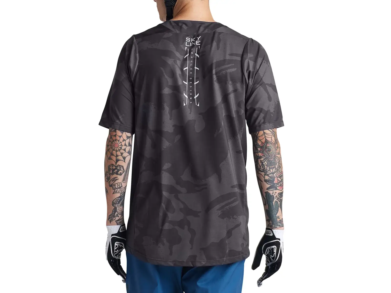Troy Lee Designs Skyline pánský dres krátký rukáv Shadow Camo Carbon