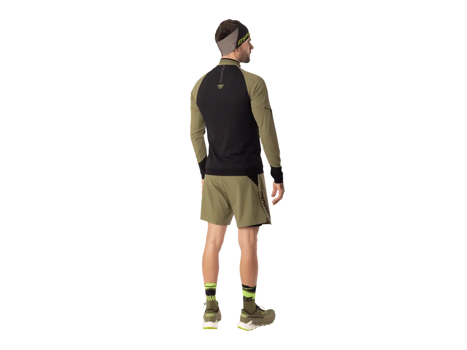 Dynafit Alpine Zip pánské běžecké triko dlouhý rukáv Military green/0910