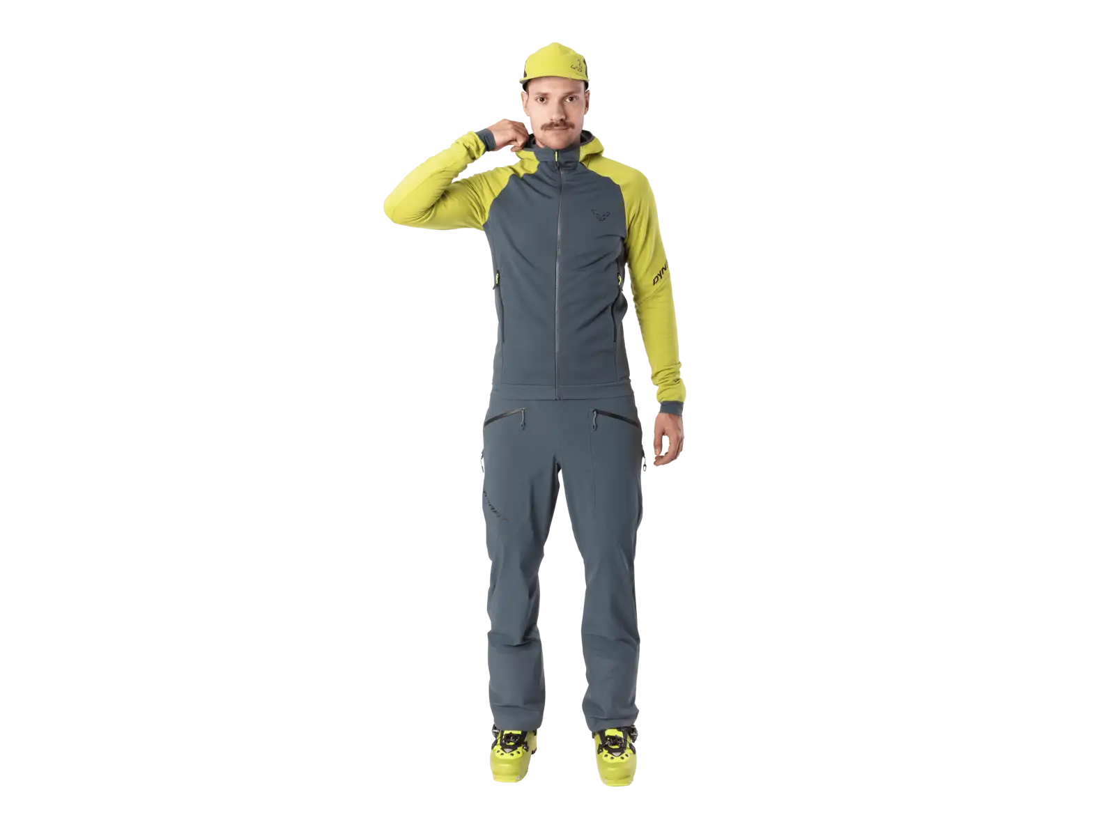Dynafit Radical Polartec Hooded pánská bunda Golden Lime/0720