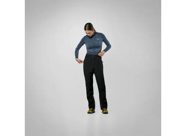 Salewa Ortles Durastretch/Stormwall dámské kalhoty Black Out