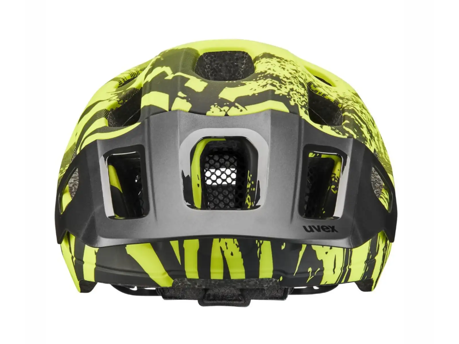 Uvex React Jr. MIPS MTB dětská přilba Lime/Black Matt