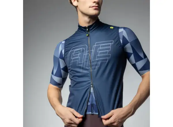 Alé PR-E Sauvage pánská cyklistická vesta Blue
