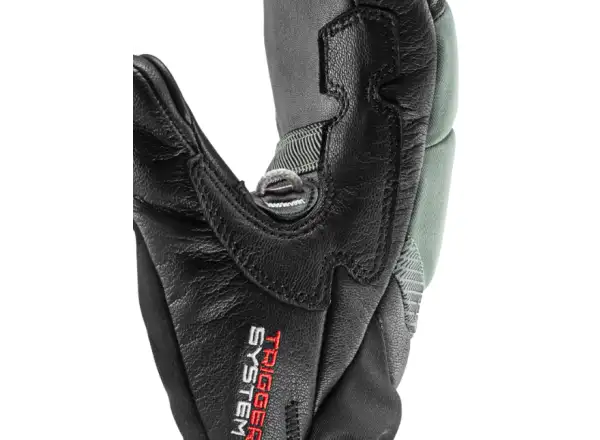 Leki Griffin Base 3D Women Mitt dámské palčáky Black-Dusty Green