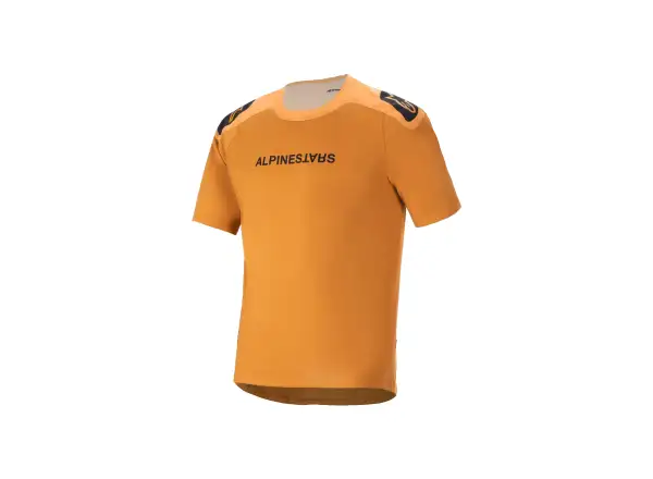 Alpinestars A-Aria Polartec Switch pánský dres krátký rukáv Dark Gold