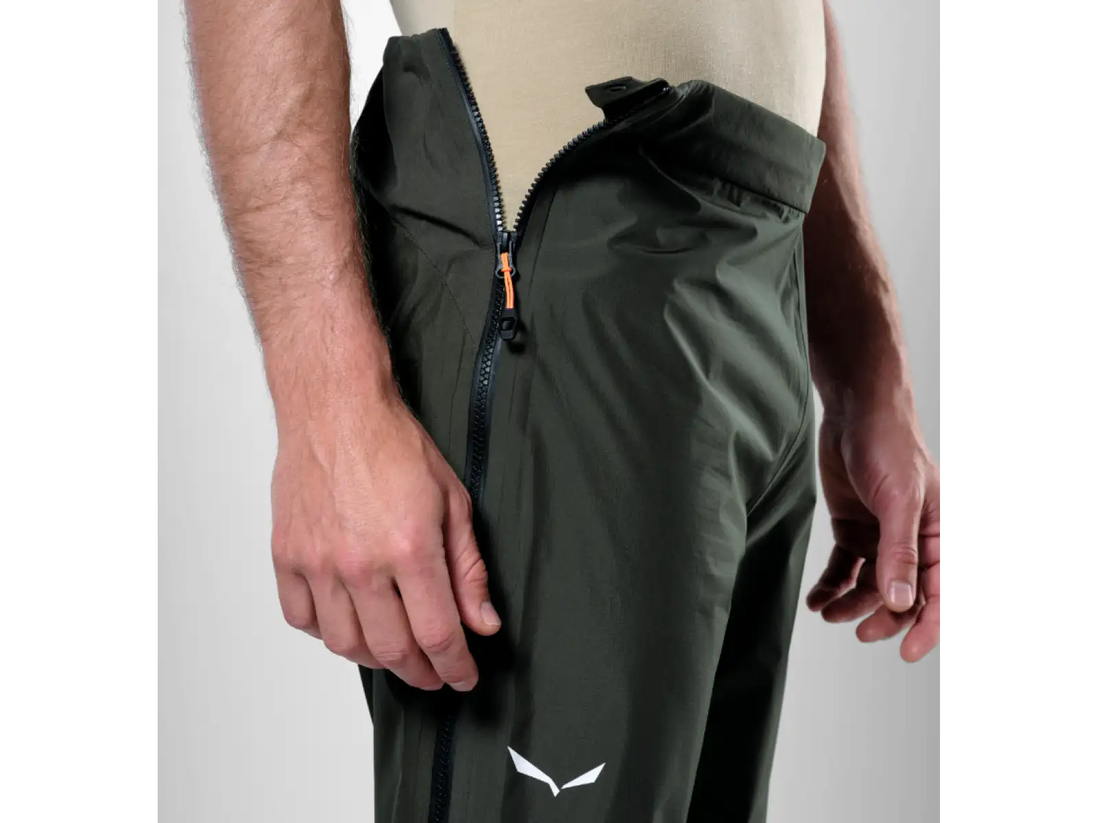 Salewa Puez PTX pánské kalhoty dark olive