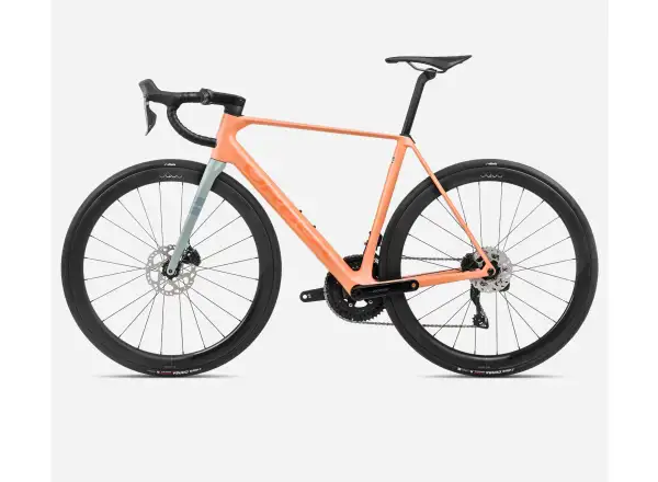 Orbea Orca M30iLTD PWR silniční kolo Orange Cloud/Stone Blue