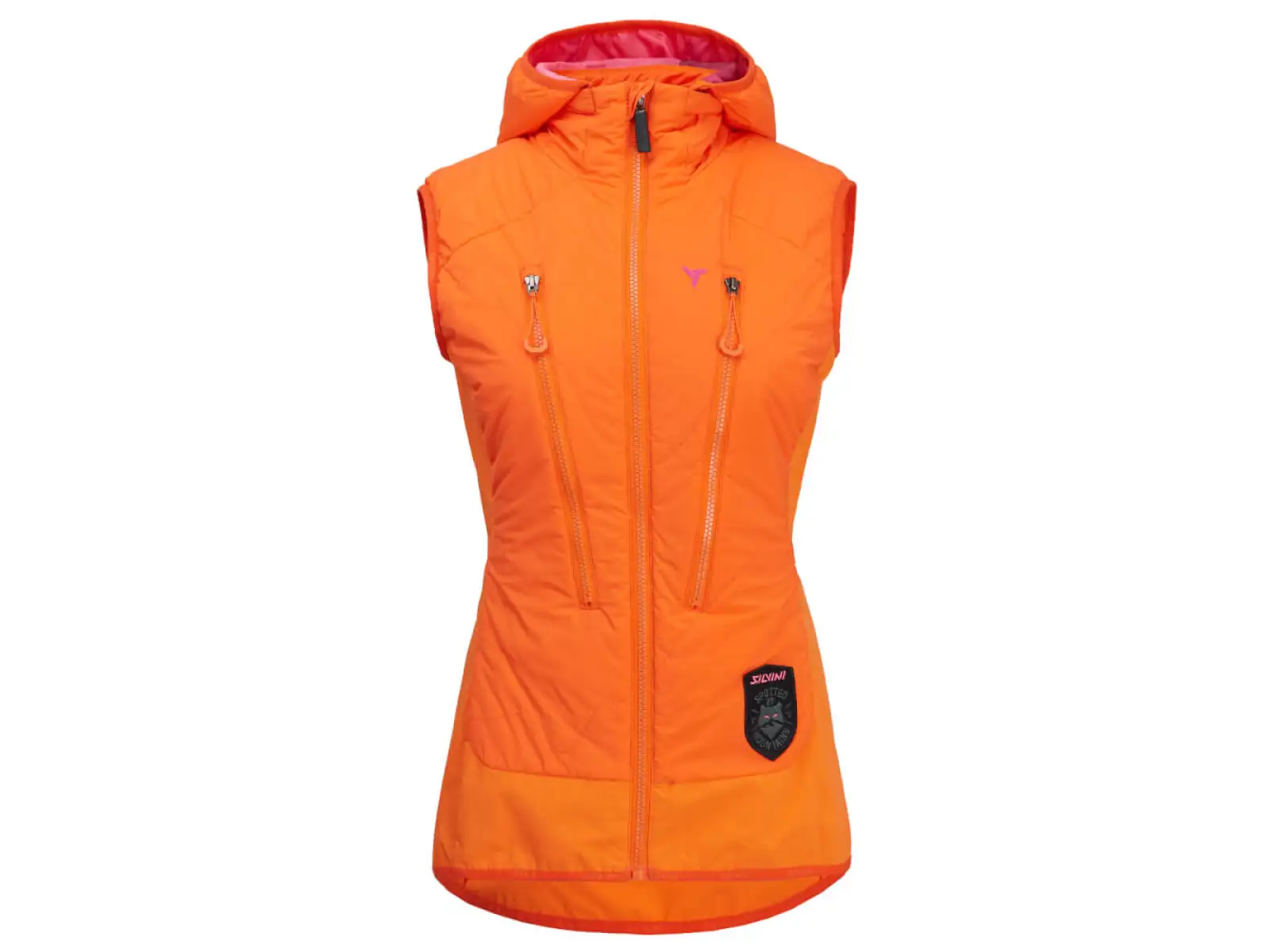 Silvini Polara dámská skialpová vesta orange/pink