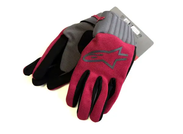 Alpinestars A-Dura dětské rukavice Red Fluo