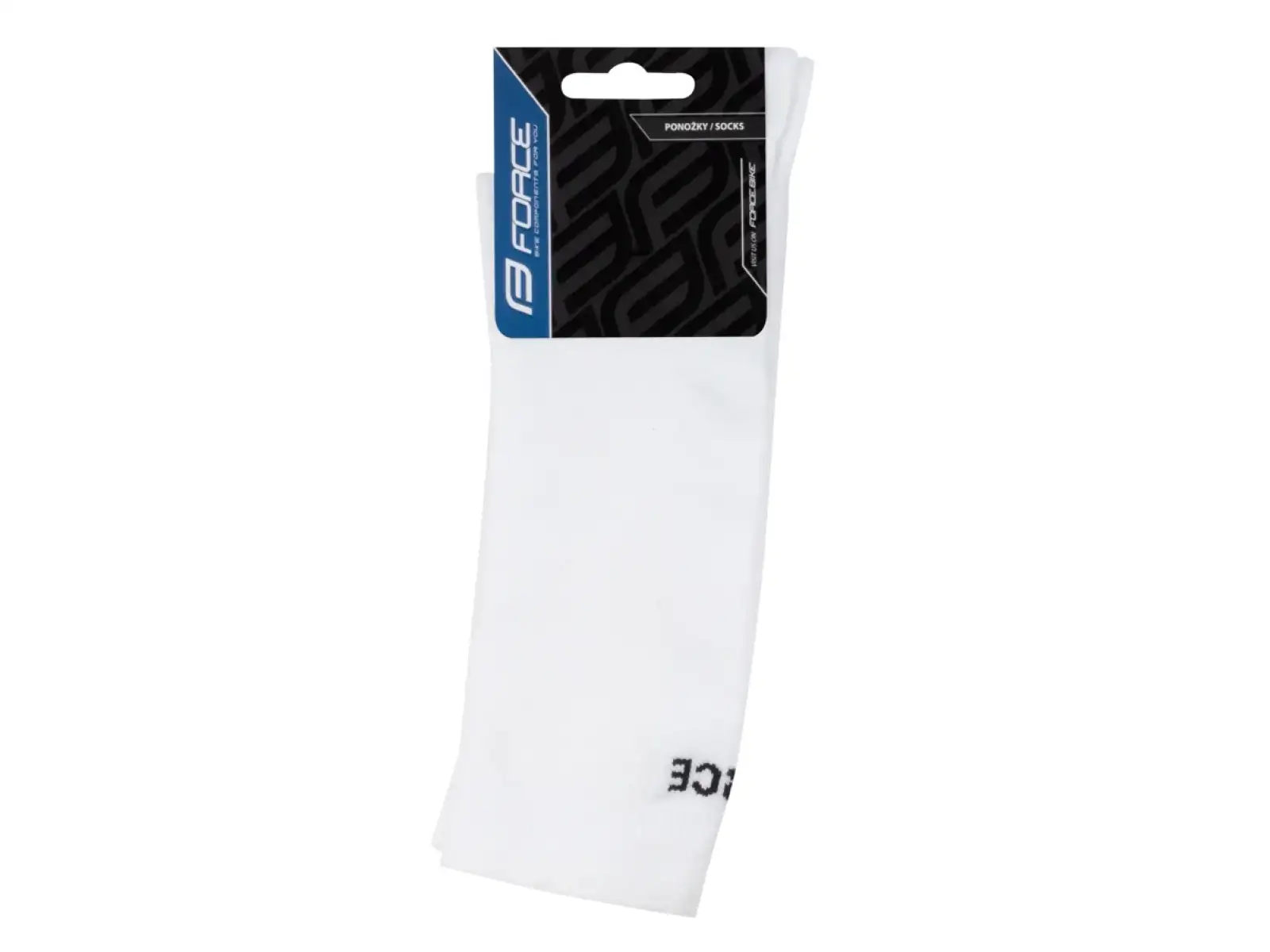 Force Verdone cyklistické ponožky bílá