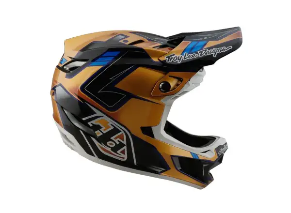 Troy Lee Designs D4 Composite integrální přilba Royalty Black/Gold