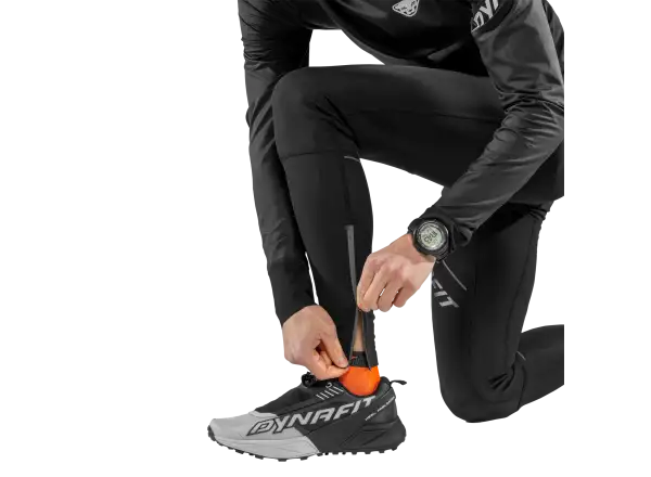 Dynafit Winter Running  Tights pánské běžecké legíny Black Out
