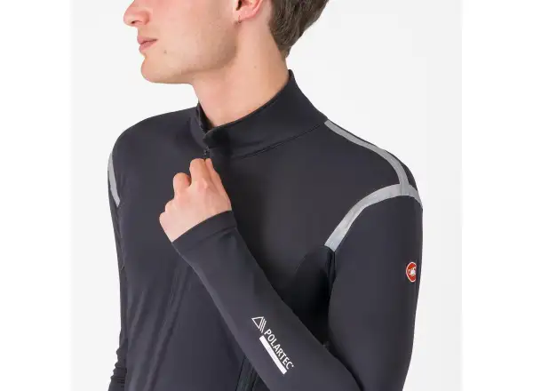 Castelli Perfetto RoS 3 Jacket pánská bunda Light Black/Silver Reflex