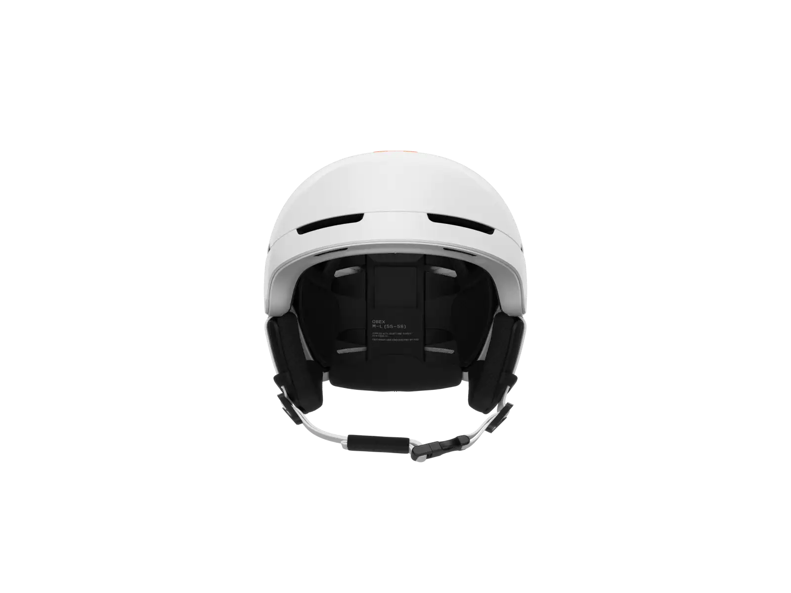 POC Obex Connect lyžařská přilba Hydrogen White/Fluorescent Orange AVIP