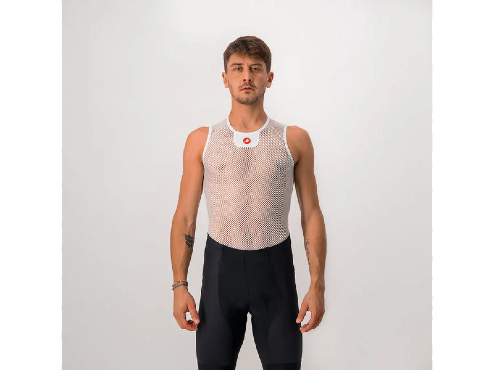 Castelli Core Mesh 3 pánské funkční triko bez rukávů white