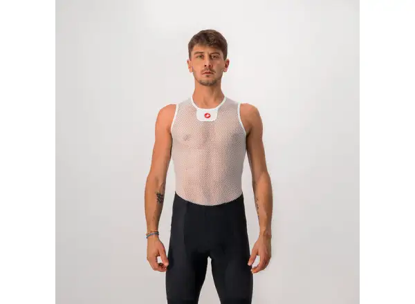 Castelli Core Mesh 3 pánské funkční triko bez rukávů white