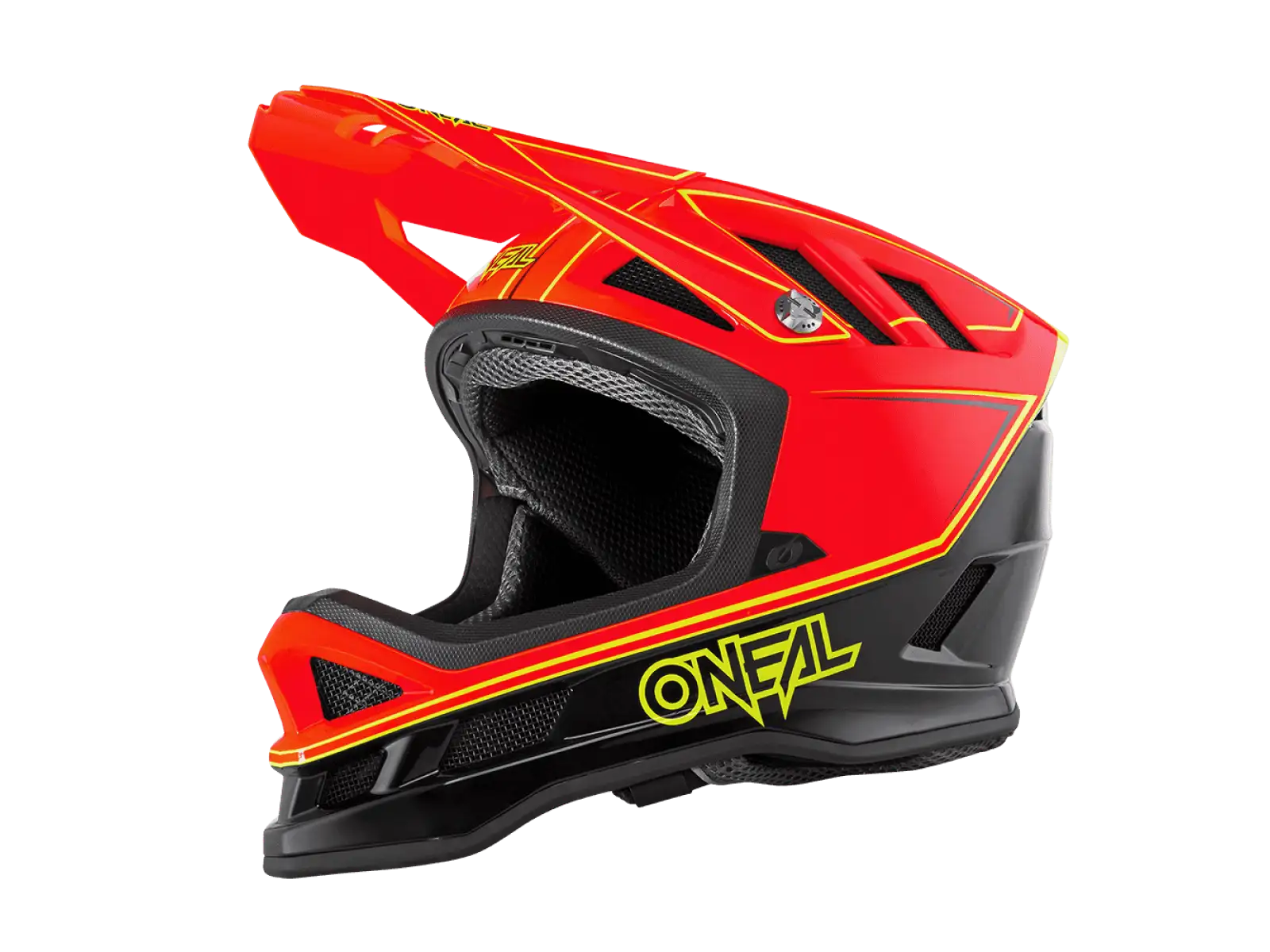 ONeal Blade Hyperlite přilba Charger Neon Red